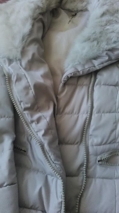 Дамско яке с естествена яка