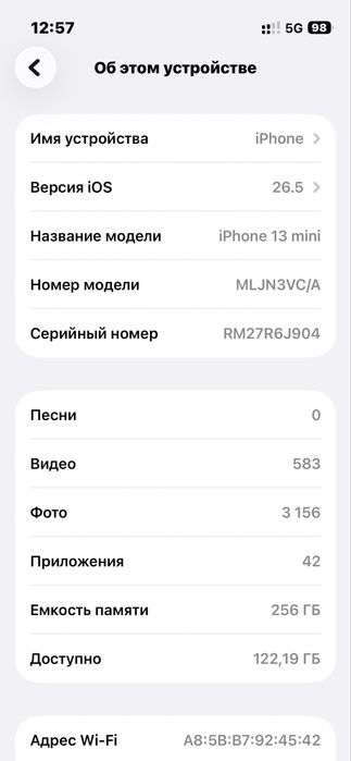 Айфон 13 мини iphone