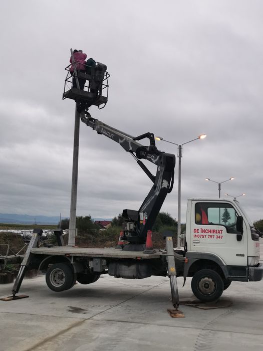 Nacela,Prb,Platforma autoridicatoare pe sasiu cu brat telescopic 18m p