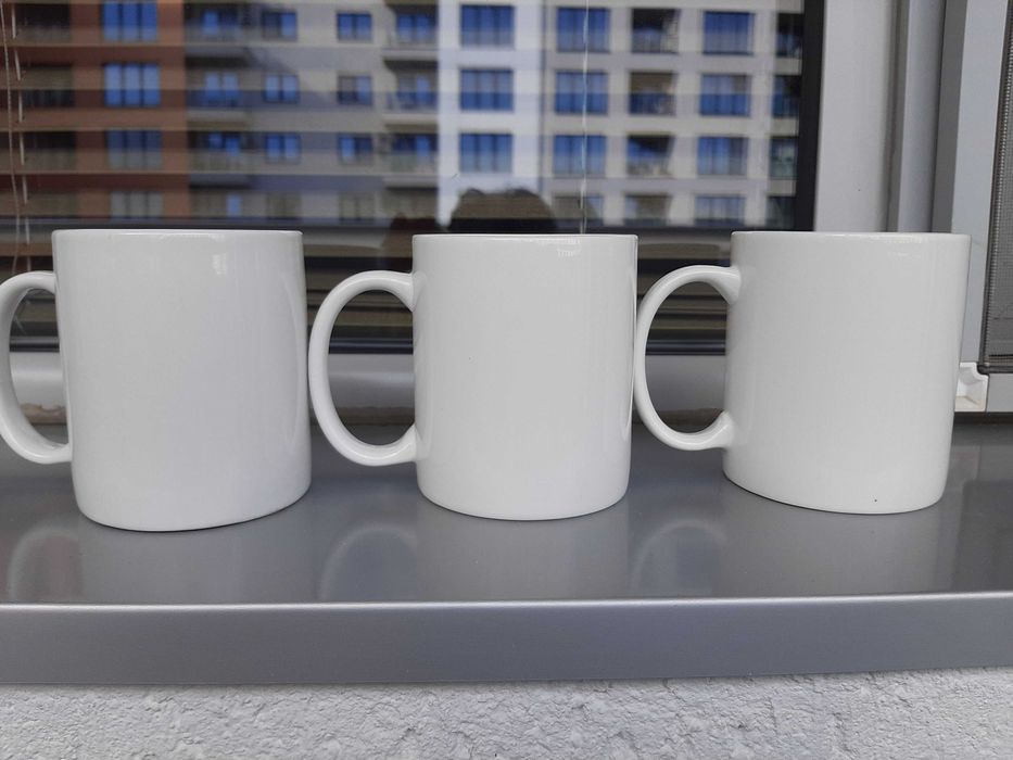 Чаши за чай кафе керамични – цветни 2бр., бели 6бр.