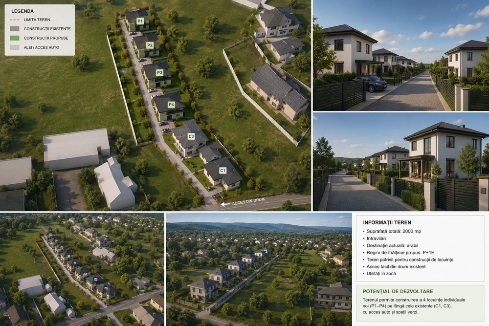 Casa de vânzare strada Războieni nr 24 suprafață teren 880 mp
