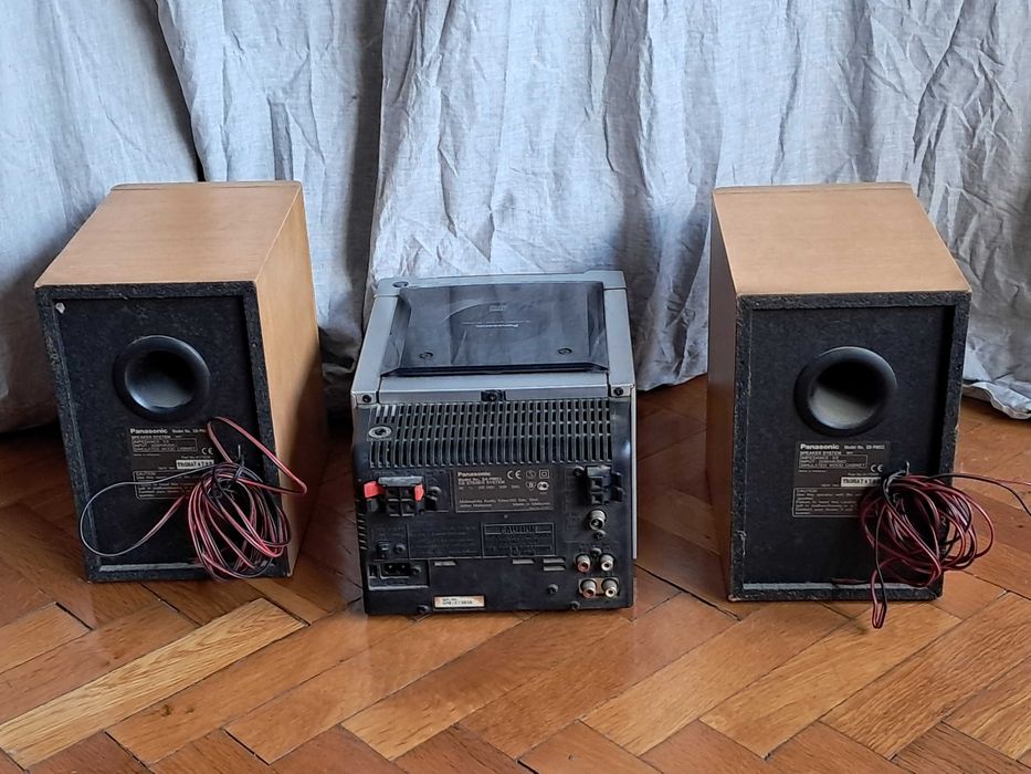 колонки Panasonic SB-PM03 + Стерео система SA-PM03 (развален четец)