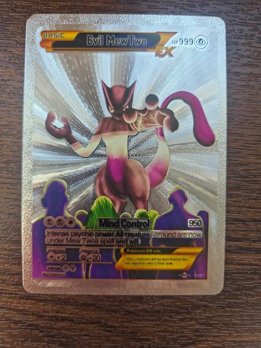 Cartonaș Pokemon Evil MewTow super rar