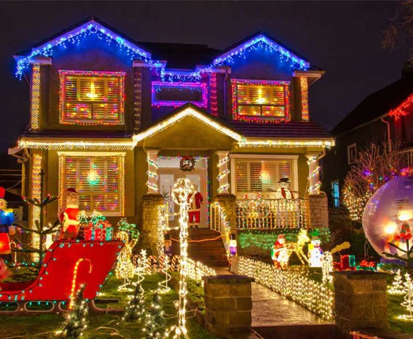 21м Топли висящи Коледни Лампички 2 Модела Мигащи и постоянно светещи