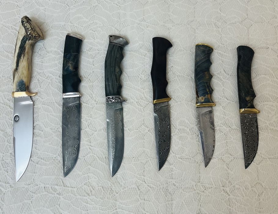 Ръчно изработени ножове N690co дамаска и други