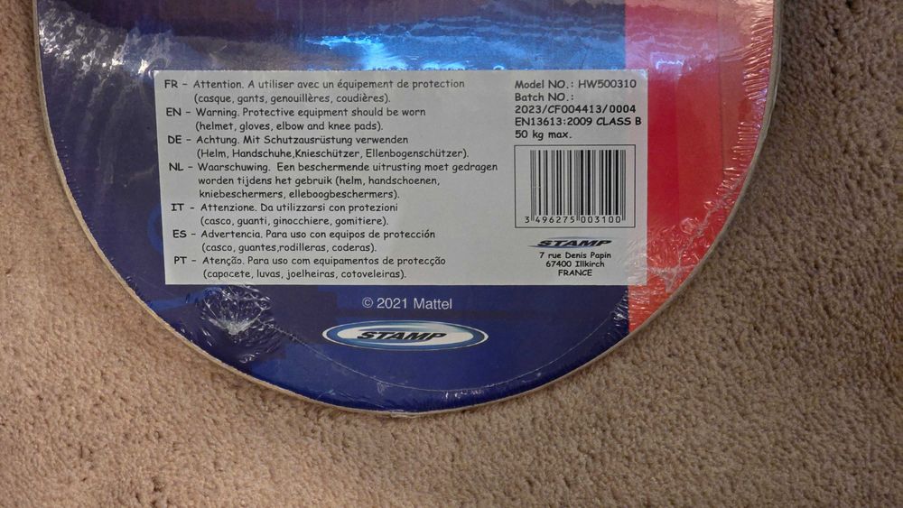 Vand skateboard HotWheels