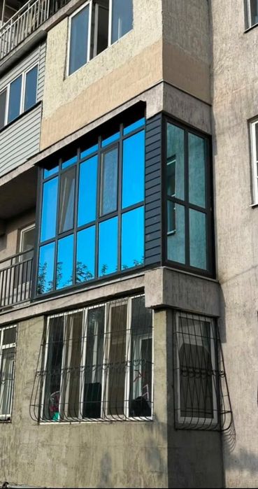 Балконы окна двери