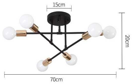 Люстра лофт новая