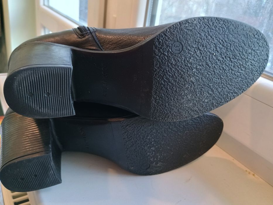 Дамски ботуши, естествена кожа,италианска мода!