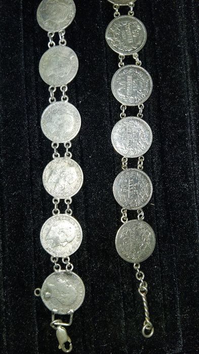 Сребърни гривни, проба 925.