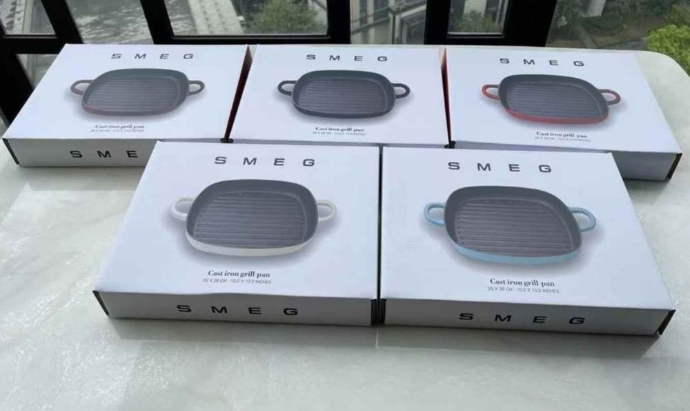Сковорода гриль Smeg 26см.
