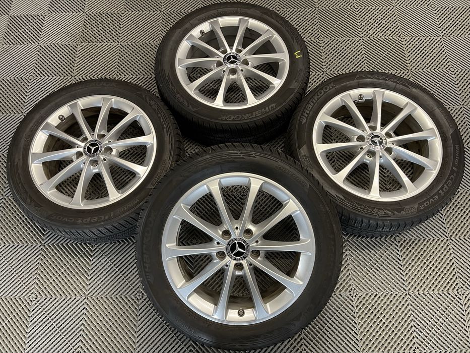 Jante Roți 17 Mercedes A B CLA Class W118 W177 W247 Anvelope 205 55 17 M+S allseason iarna