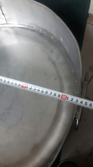 Казани тави неръждавеика хром силистра водна ризаз1000л.  Казани хром