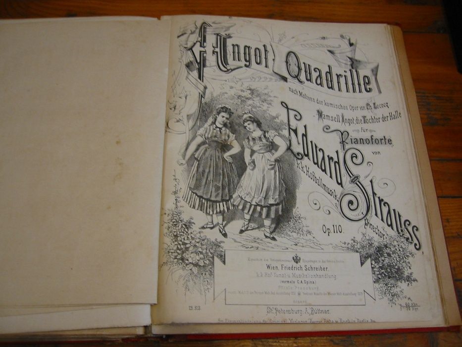 Partituri Muzicale anii 1800 Litografii ( 35 x bucati ) Muzica Veche