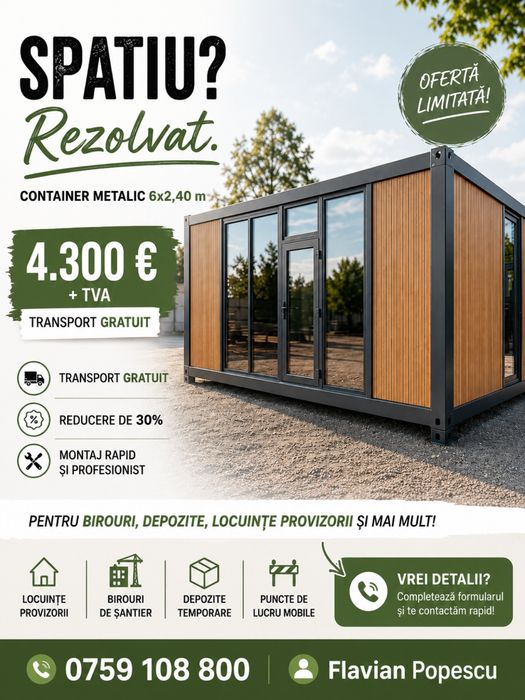 Producator containere vitrina sanitare