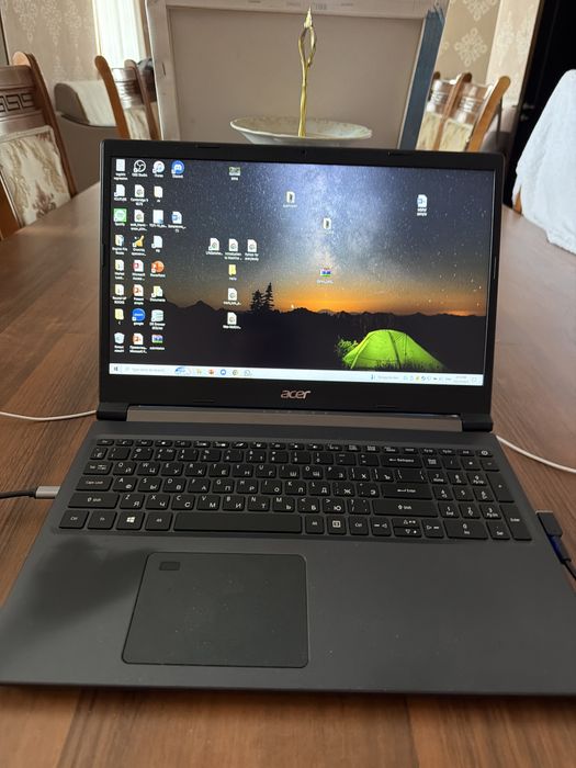 Игровой ноутбук Acer Aspire 7 i7-9750H GTX 1650 16GB SSD 512GB