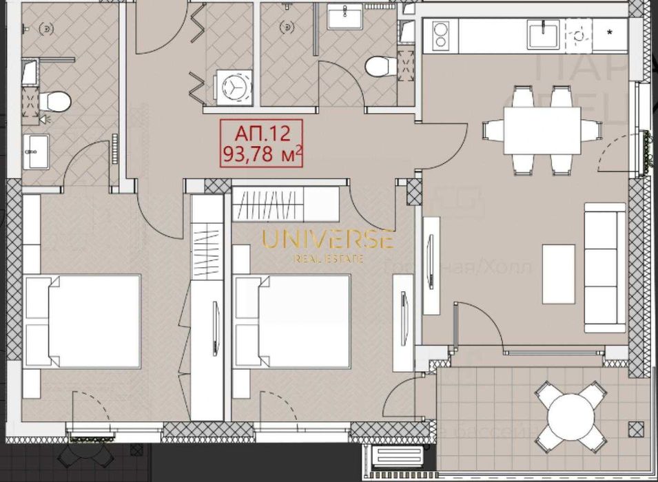 Продава се Тристаен апартамент в Несебър - 94 кв.м за 868 €/кв.м - Снимка #10