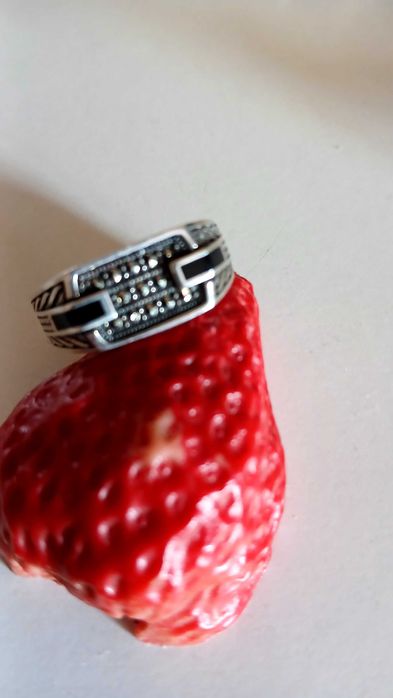 Vand inel argint barbatesc m23mm