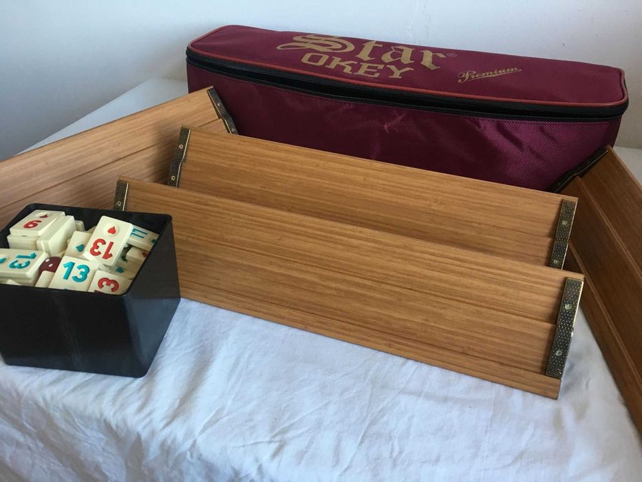 Joc Remi Remy de LUX Star Okey. Table din lemn masiv lăcuit. SIGILAT!
