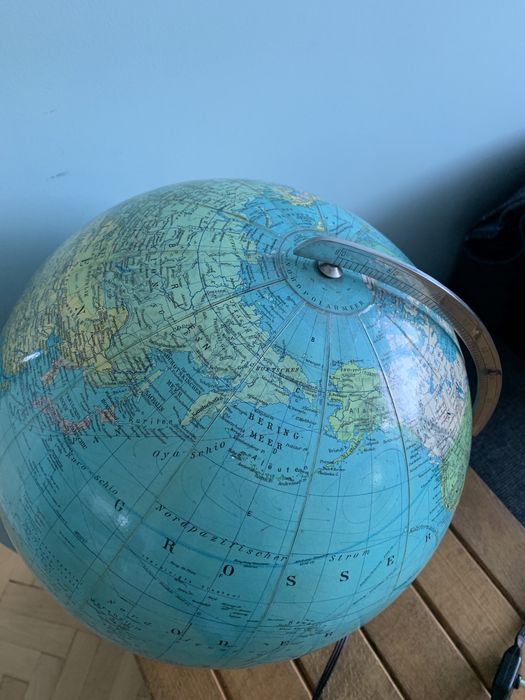 Стъклен глобус / Columbus Verlag / 50-те
