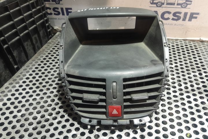 Grila ventilatie bord centru 96724726ZD 96724726ZD Peugeot 207 1 [200