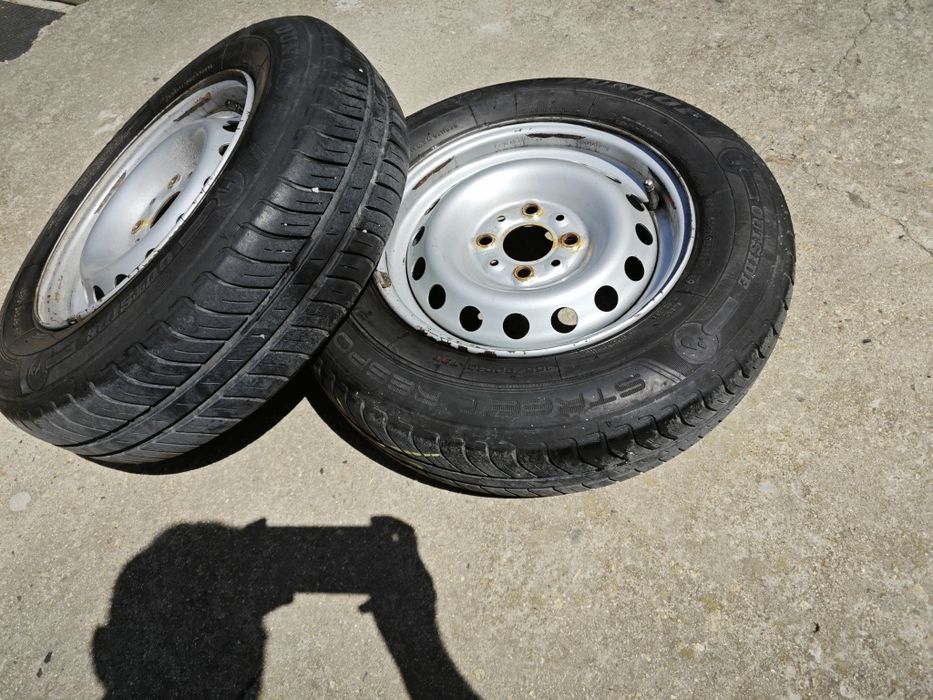 4 броя джанти 13 цола с летни гуми