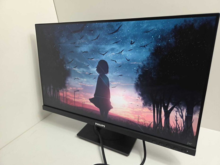 +Гаранция! IPS HDMI + тонколони говорители Монитор Philips 242B1 23.8"