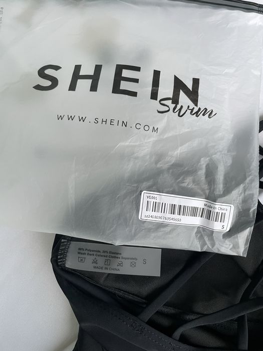 Costum de baie intreg negru marime S