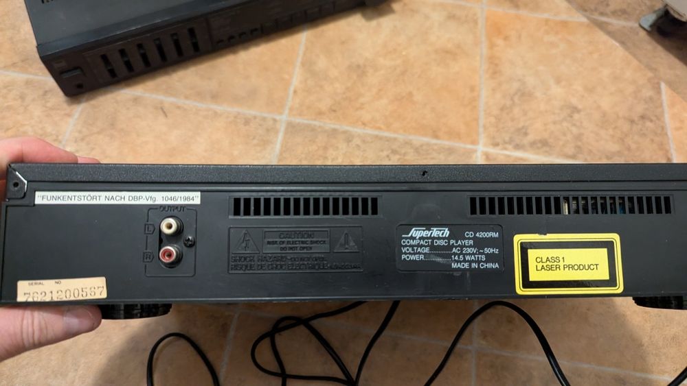 Cd player Supertech CD 4200RM