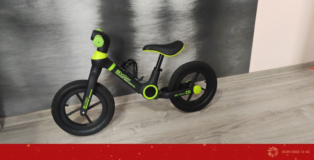 Byox Детско баланс колело ORB, черно