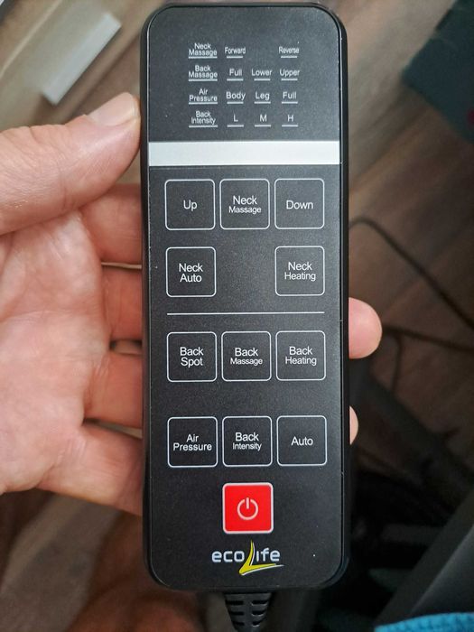 Fotoliu[pelerină] pentru masaj și aparat pentru reflexoterapie