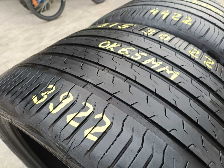 Doua anvelope de vara 315 30 22 continental ecocontact 6 dot 2022