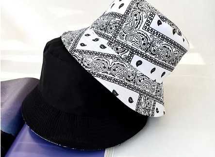 Двустранна двойна двулика шапка идиотка рибарска мъжка женска