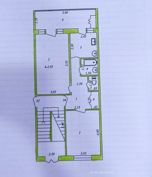 СРОЧНО продаётся 2-х комнатная квартира