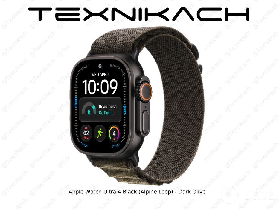 Apple Watch Ultra 4 Black (Alpine Loop) • Yetkazib berish