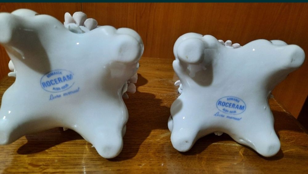 Sfeșnic porțelan:Set (180 lei) ; (100 lei / buc.)