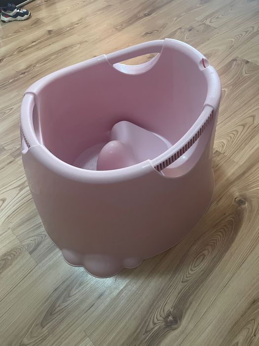 Вана за къпане и сядане Розова
