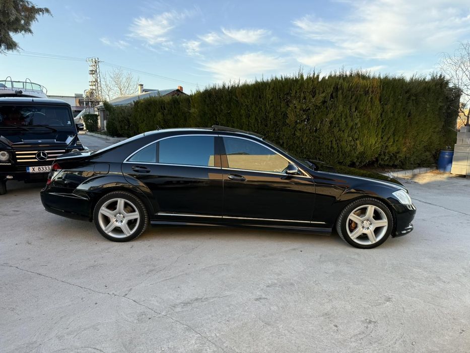 Мерцедес S 500 4matic long, дист,нощно,обдухване,масаж