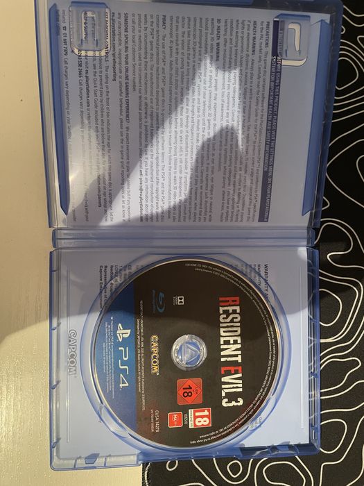 Resident evil 3 диск на Ps 4 и Ps 5