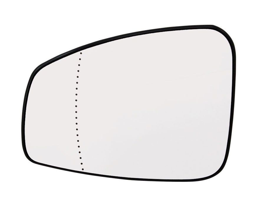 Geam oglinda Renault Megane Iii, 10.2008-09.2016, partea Stanga, culoare sticla crom, sticla asferica, cu incalzire, 963660005R, 6012542E