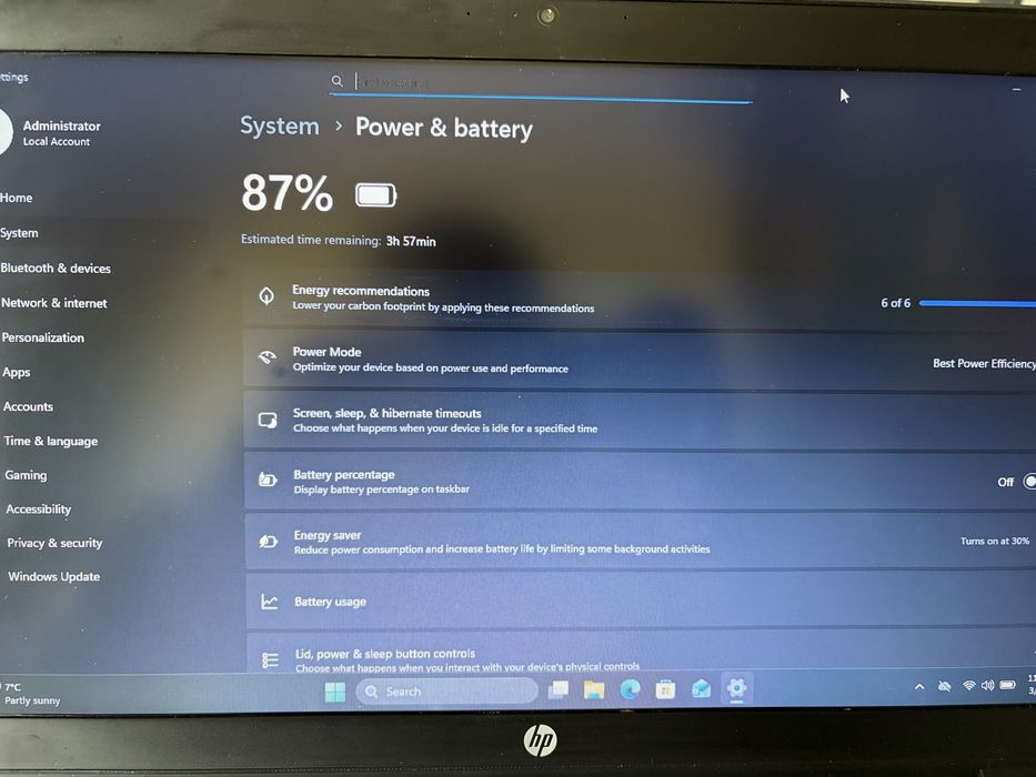 HP ProBook 450 G3 i5-6200U, 2,3 ghz, 8GB RAM 128GB