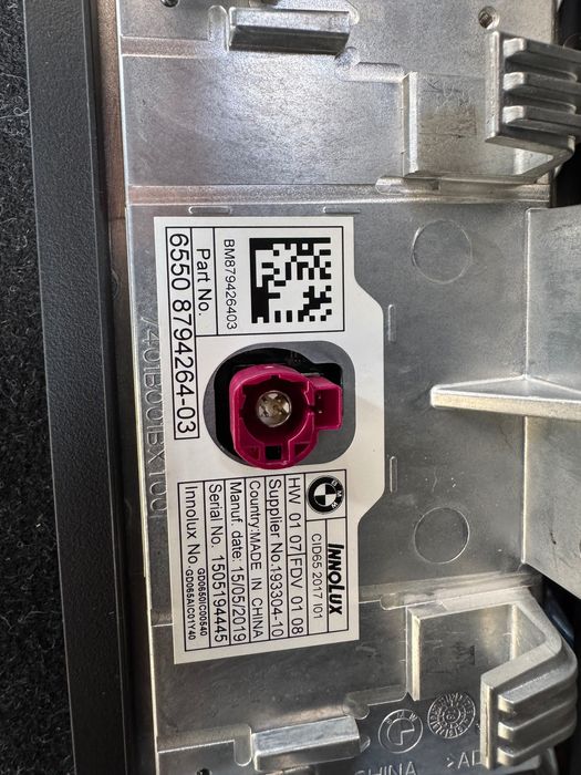 BMW i3 Волан+ Дисплей+Модул 2019 г