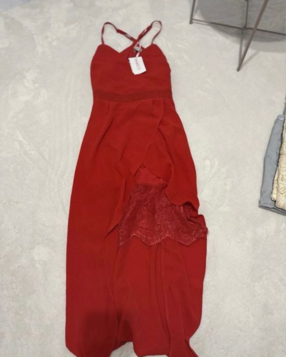 Rochie Coral M cu dantela