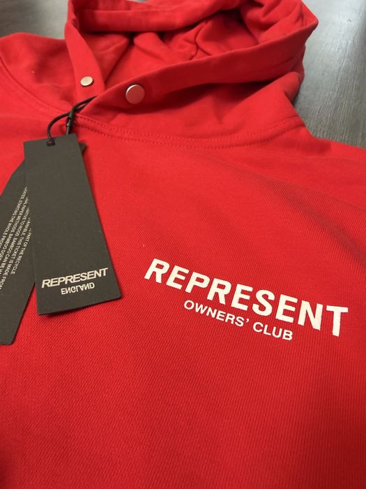 Represent Hoodie Red / червен суитчер