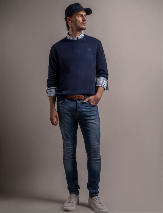 La Martina  / мъжка вълнена фланела M