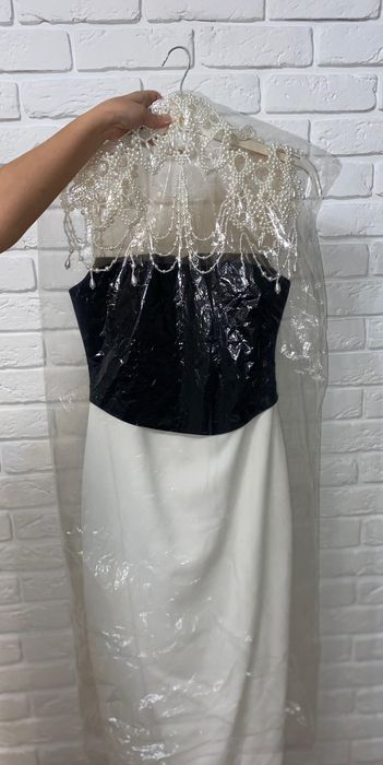 Платье вечернее с жемчугом