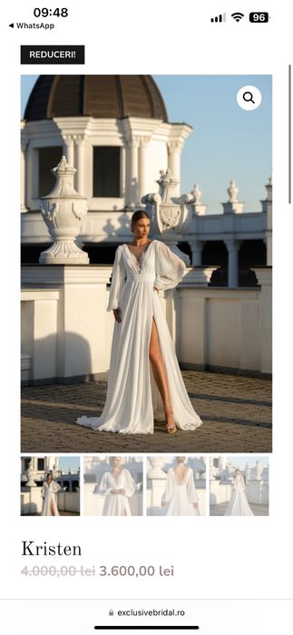 Rochie mireasa model Kristen