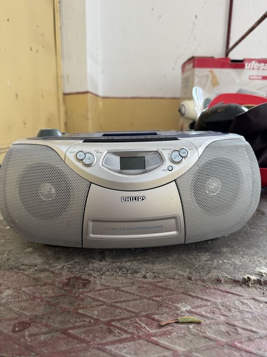Radiocasetofon PHILIPS AZ1004, CD, Radio, Casete, Funcțional