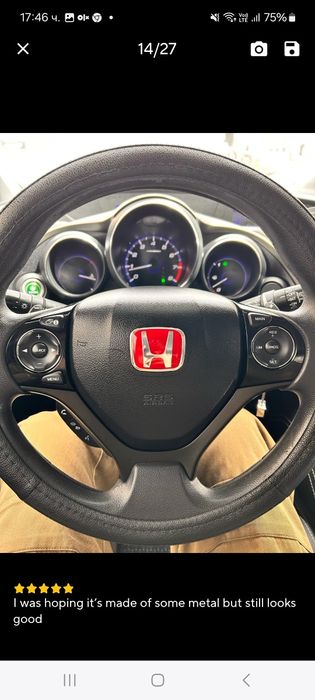 Емблеми за волан на Honda Civic CRV Jazz Accord Frv