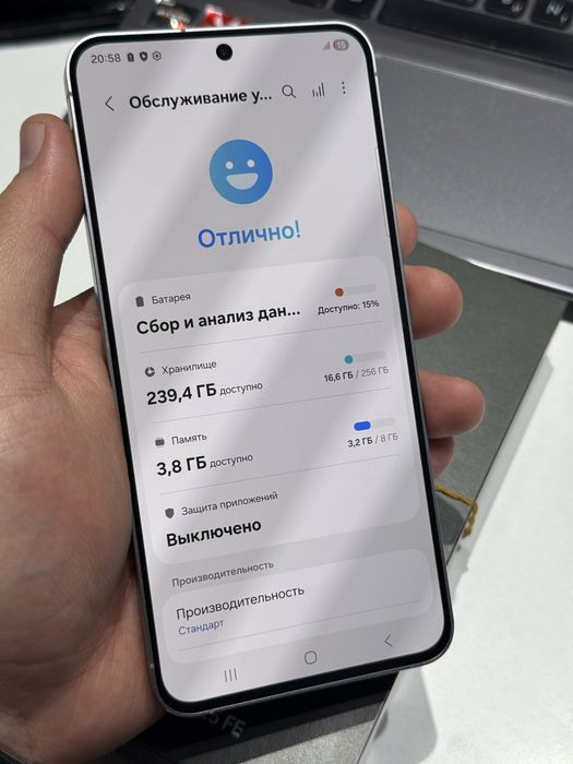 Samsung S25FE 256gb ozu 8